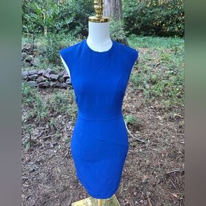 Mango Vibrant‎ Blue Dress Size 2